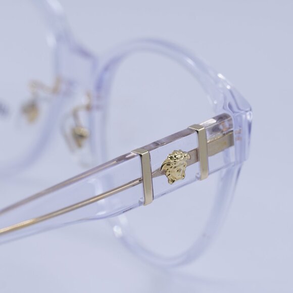 Versace VE3351D 148 Eyeglasses Crystal 53mm Round Frame - Picture 6 of 10